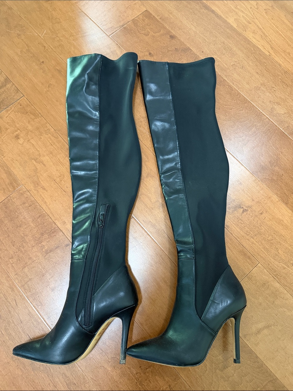 ALDO Black Over-the-Knee Stiletto Boots - Sleek Women's Fashion